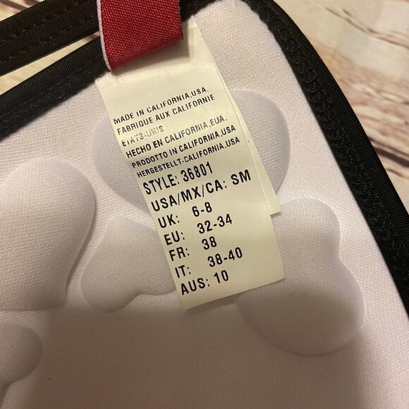 Guess Bikini Top Womens Small Animal Print Leopard Brown Tan Swim Bra Beach Pool - Picture 6 of 6